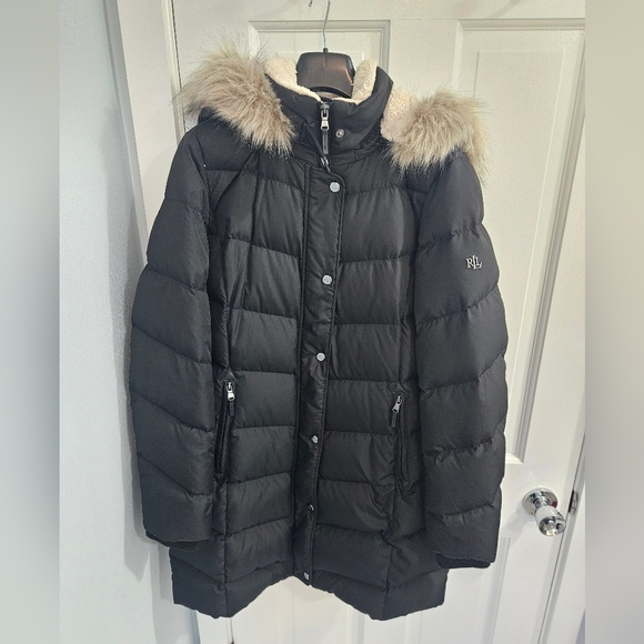 Ralph Lauren Winter Coat Size Medium Petite - Picture 3 of 9